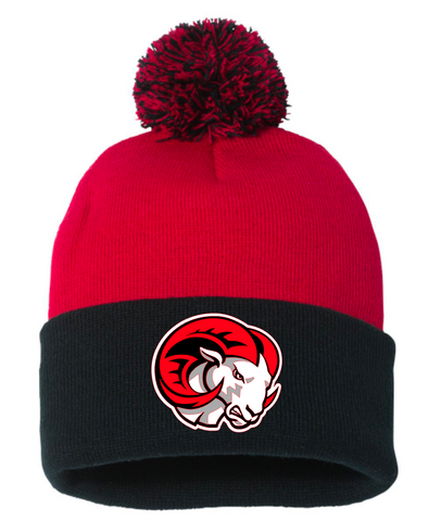 WSSU R&B Ram Beanie w/ Pom