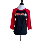 WSSU Red & Black RAMily Henley