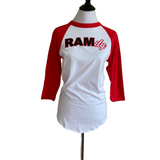 WSSU Red & White RAMily Henley