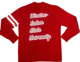 WSSU Red 2-Stripe Cardigan